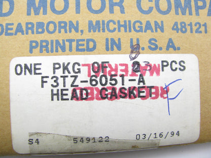 (2) NEW - OEM Ford F3TZ-6051-A Cylinder Head Gaskets PAIR 1988-1994 7.3L Diesel