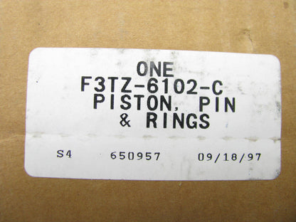 NEW - OEM Ford F3TZ-6102-C Engine Piston .020'' 1993-94 7.3L-V8 IDI Turbo Diesel