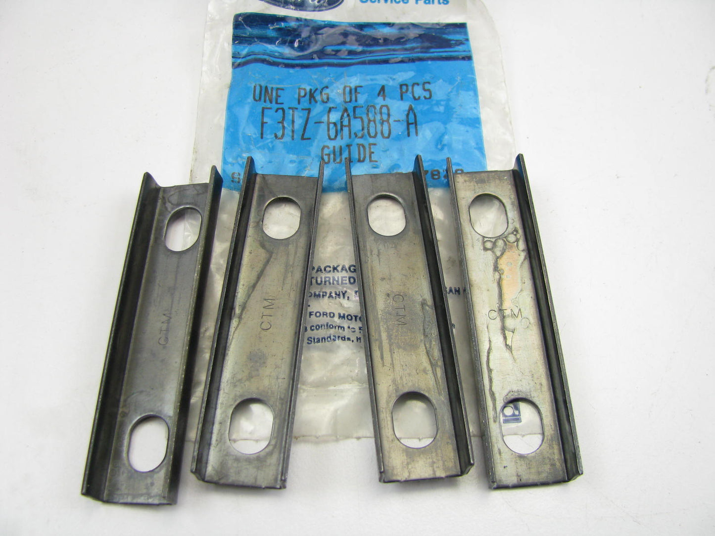 (4) NEW - OEM Ford F3TZ-6A588-A Engine Valve Guide Plate