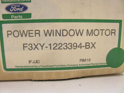 REMAN OEM F3XY-1223394-BX Rear Right Power Window Motor For 93-97 Quest Villager