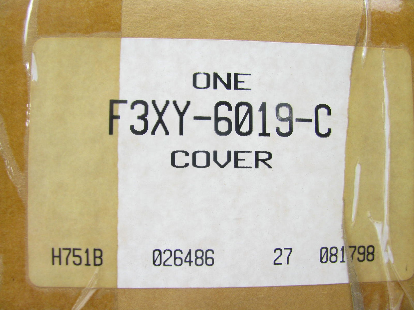 Ford F3XY-6019-C Lower Engine Timing Cover 1993-1995 Mercury Villager 3.0L