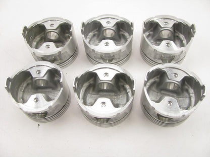 (6) NEW GENUINE OEM Pistons For 1993-1998 Nissan Quest, Villager 0.010'' Oversize