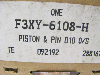 OEM Ford .010 O/S Piston Set F3XY-6108-H For  For 1993-1998  Villager, Quest