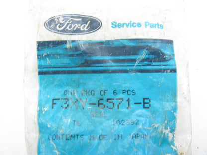 (6) NEW - OEM Ford F3XY-6571-B Intake Valve Stem Oil Seal 1993 Villager 3.0L-V6