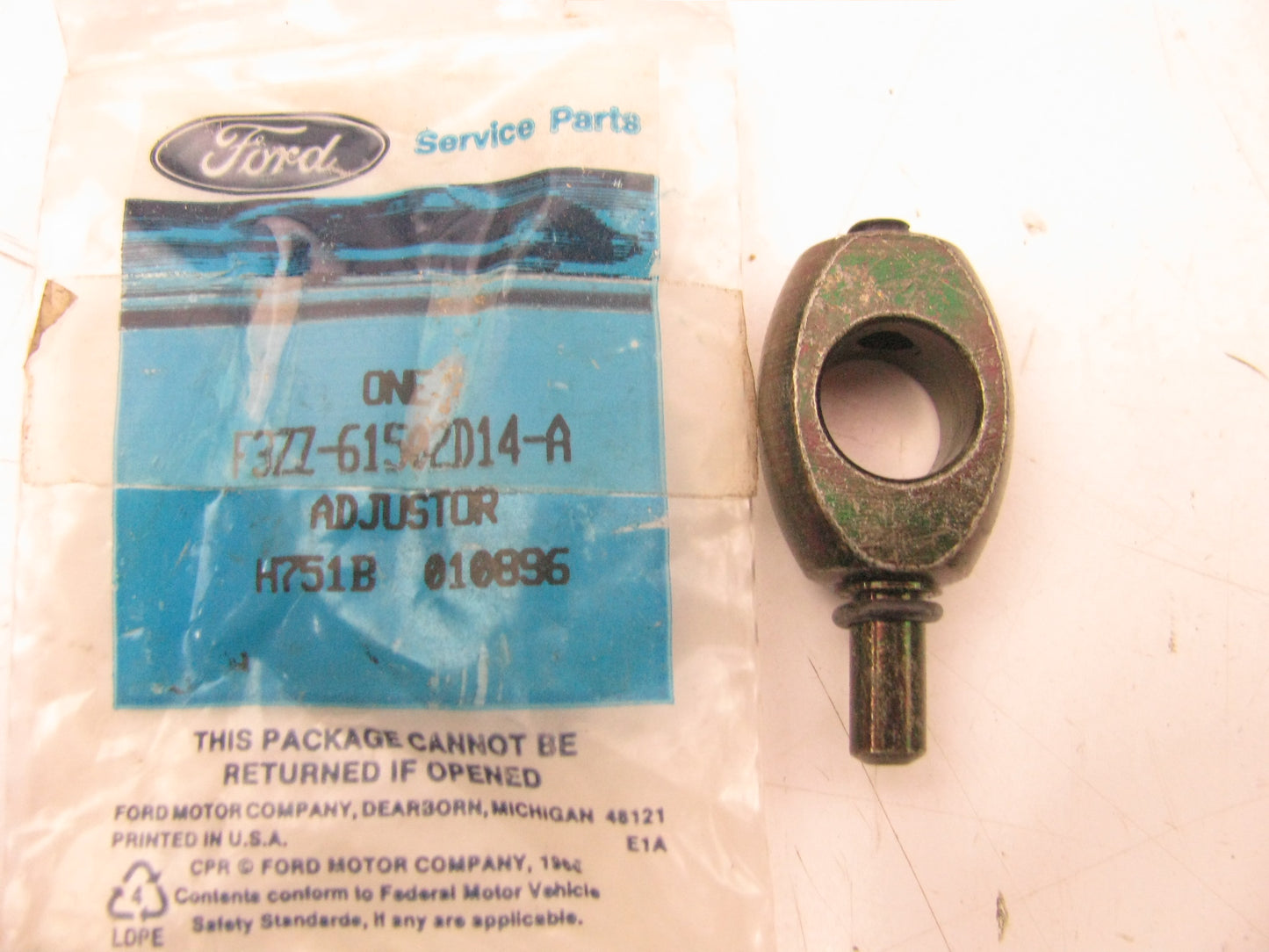 NOS - OEM Ford F3ZZ-61502D14-A Adjuster Adjust Handle Guide - 1984-1993 Mustang