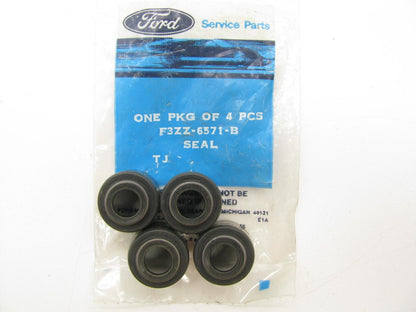 (4) NEW - OEM Ford F3ZZ-6571-B Engine Valve Stem Seals 1974-1993 2.3L