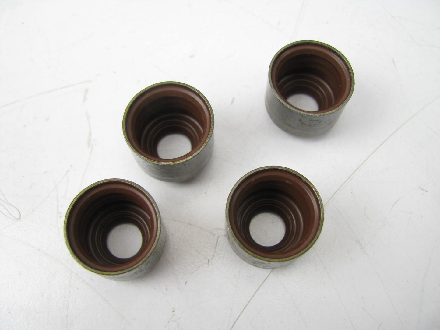 (4) NEW - OEM Ford F3ZZ-6571-C Engine Valve Stem Seal 1990-2001 5.0L-V8