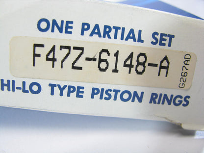 (3) NEW - OEM Ford F47Z-6148-A Partial Piston Rings - Standard 1994-1996 3.0L-V6