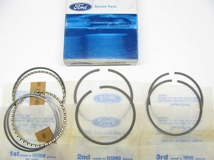 DOES 2 PISTONS - OEM Ford F47Z-6148-C Piston Rings .030'' 1994-1996 3.0L-V6 OHV