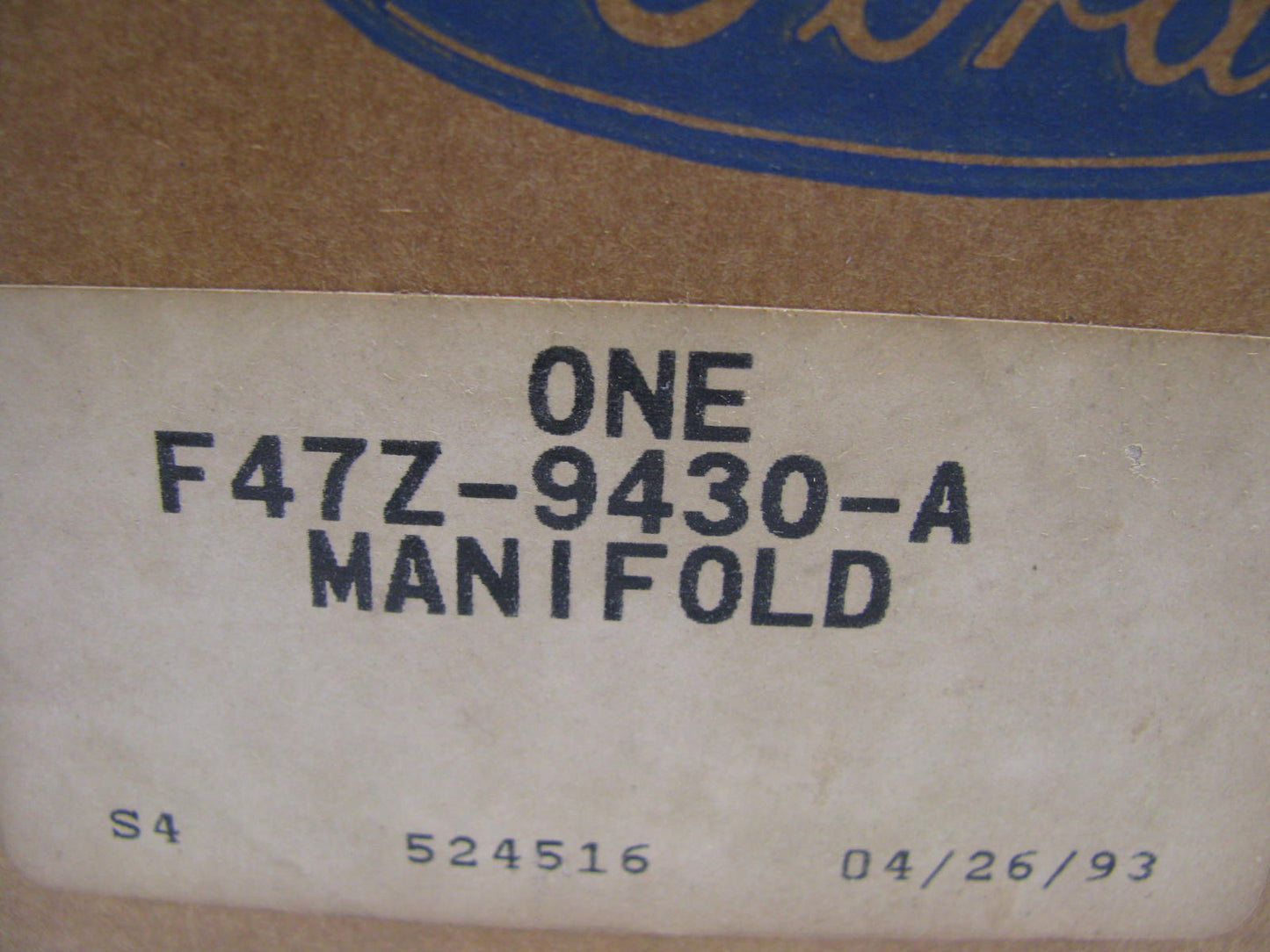 NEW - OEM Ford F47Z-9430-A Right Exhaust Manifold 1993-1996 Aerostar Ranger 3.0L