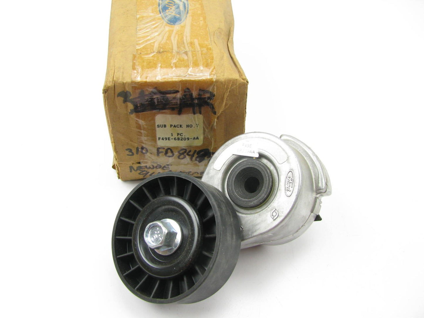 NEW - OEM Ford F49E-6B209-AA Belt Tensioner Assembly 1992-2007 3.0L OHV ''VULCAN''