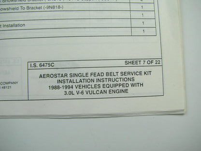 NEW OUT OF BOX GENUINE OEM Ford F49E-8620-B3A Serpentine Drive Belt