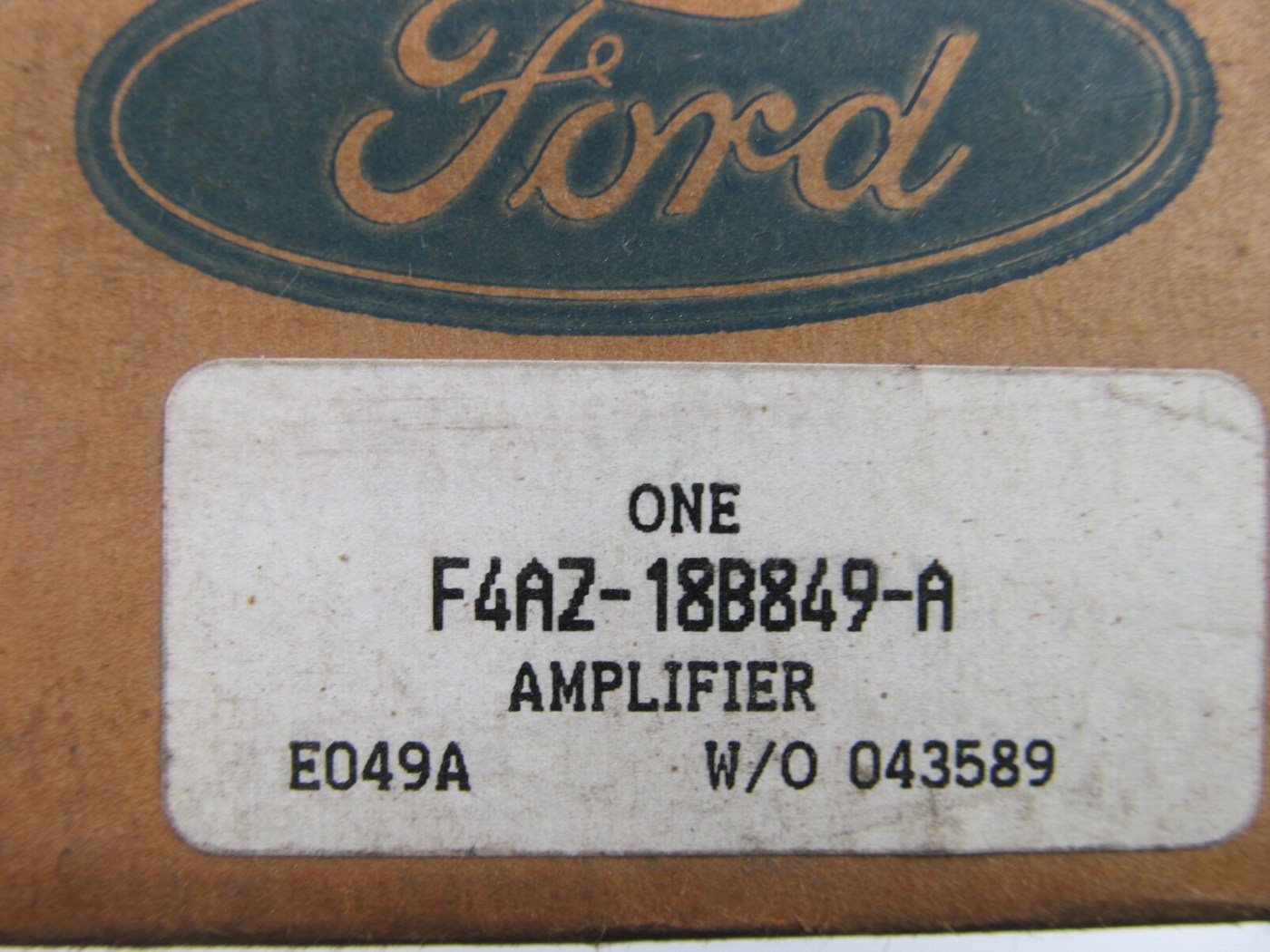 NEW OLD STOCK 1995-1997 Ford Mercury JBL Premium Sound Amplifier F4AF-18C807-AA