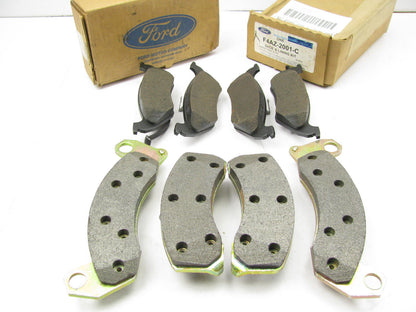 NEW GENUINE OEM Ford Front & Rear Brake Pads 92-95 Crown Victoria Police Interc.