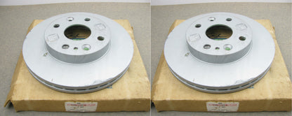 (2) NEW GENUINE OEM Ford FRONT Brake Rotors F4BZ-1125-B (4-LUG, 9.25'' Diam.)