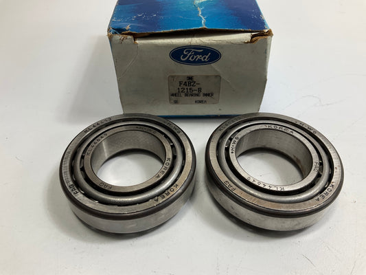 (2) NEW - OEM Ford F4BZ-1215-B Rear Inner Wheel Bearing For 1988-1990 Festiva