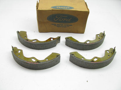 NEW GENUINE REAR Brake Shoes OEM For 1994-1997 Ford Aspire F4BZ-2200-A