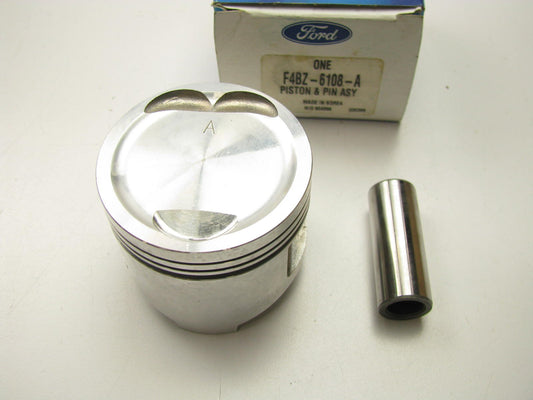 NEW - OEM Ford F4BZ-6108-A Engine Piston & Pin STANDARD 1994-1997 Aspire 1.3L