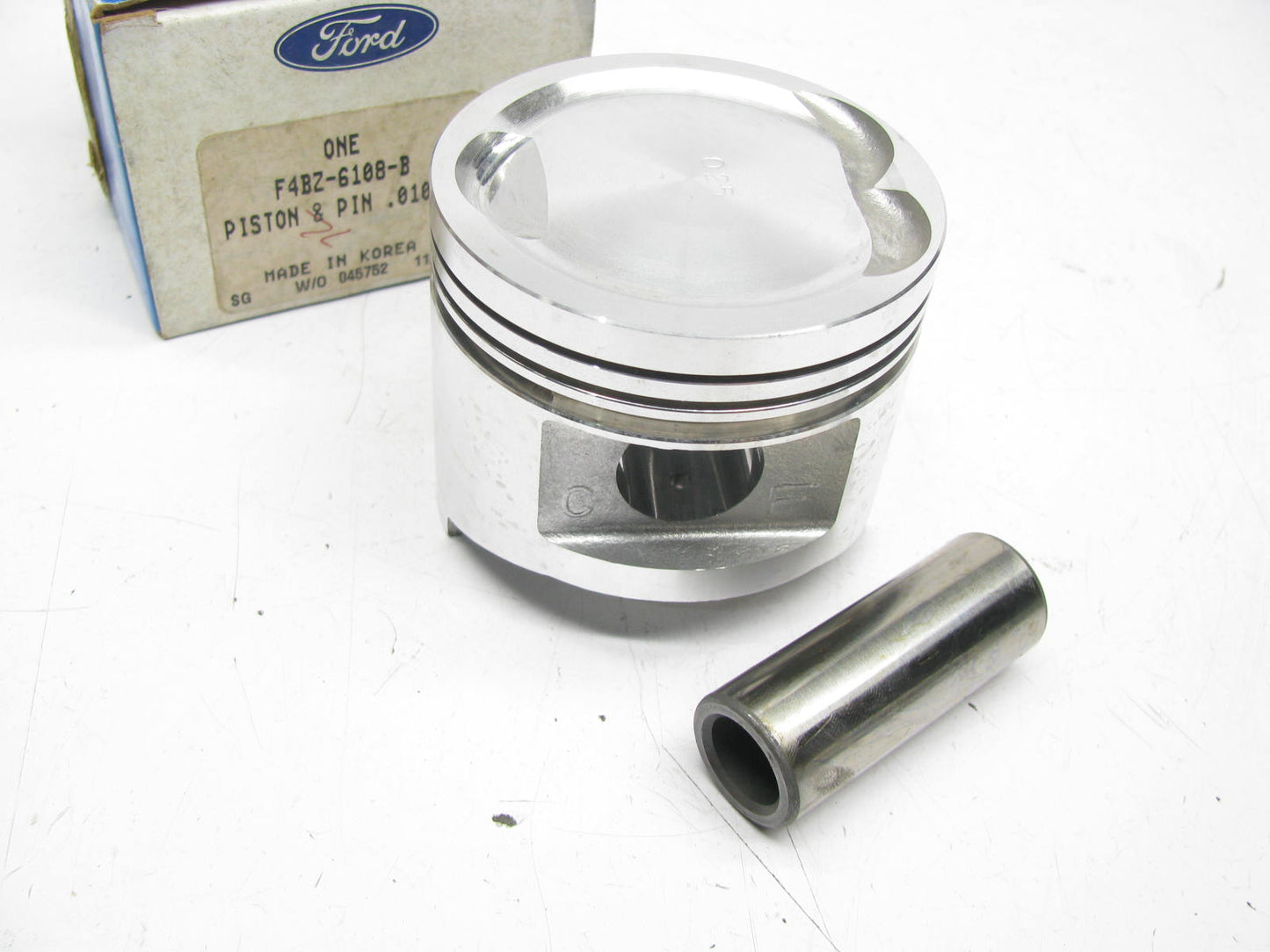 NEW - OEM Ford F4BZ-6108-B Engine Piston .010'' For 1988-1993 Festiva 1.3L-L4
