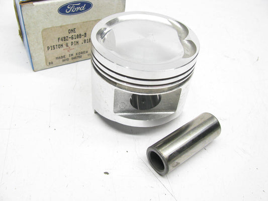 NEW - OEM Ford F4BZ-6108-B Engine Piston .010'' For 1988-1993 Festiva 1.3L-L4