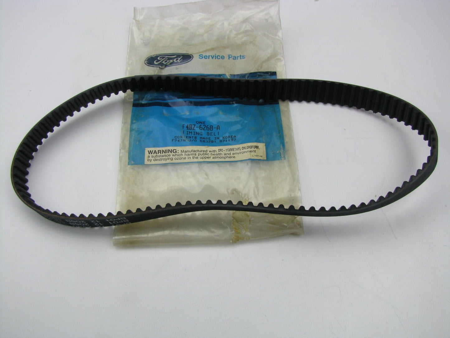 NEW GENUINE OEM Ford F4BZ-6268-A Engine Timing Belt 1994-1997 Aspire 1.3L