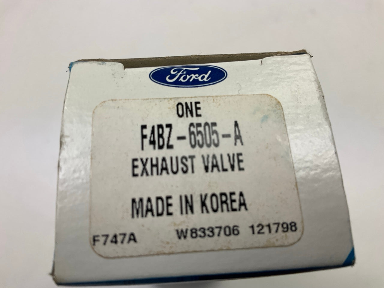 NEW - OEM Ford F4BZ-6505-A Engine Exhaust Valve For 1988-1997 1.3L-L4