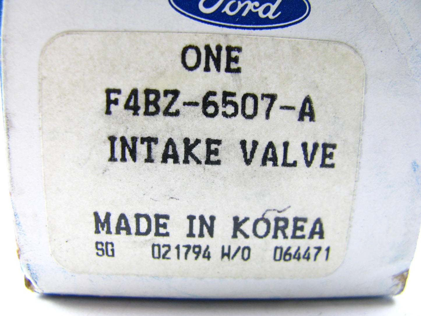 NEW - OEM Ford F4BZ-6507-A Engine Intake Valve 1988-1997 1.3L-L4