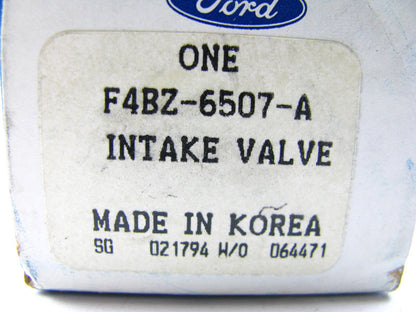 NEW - OEM Ford F4BZ-6507-A Engine Intake Valve 1988-1997 1.3L-L4