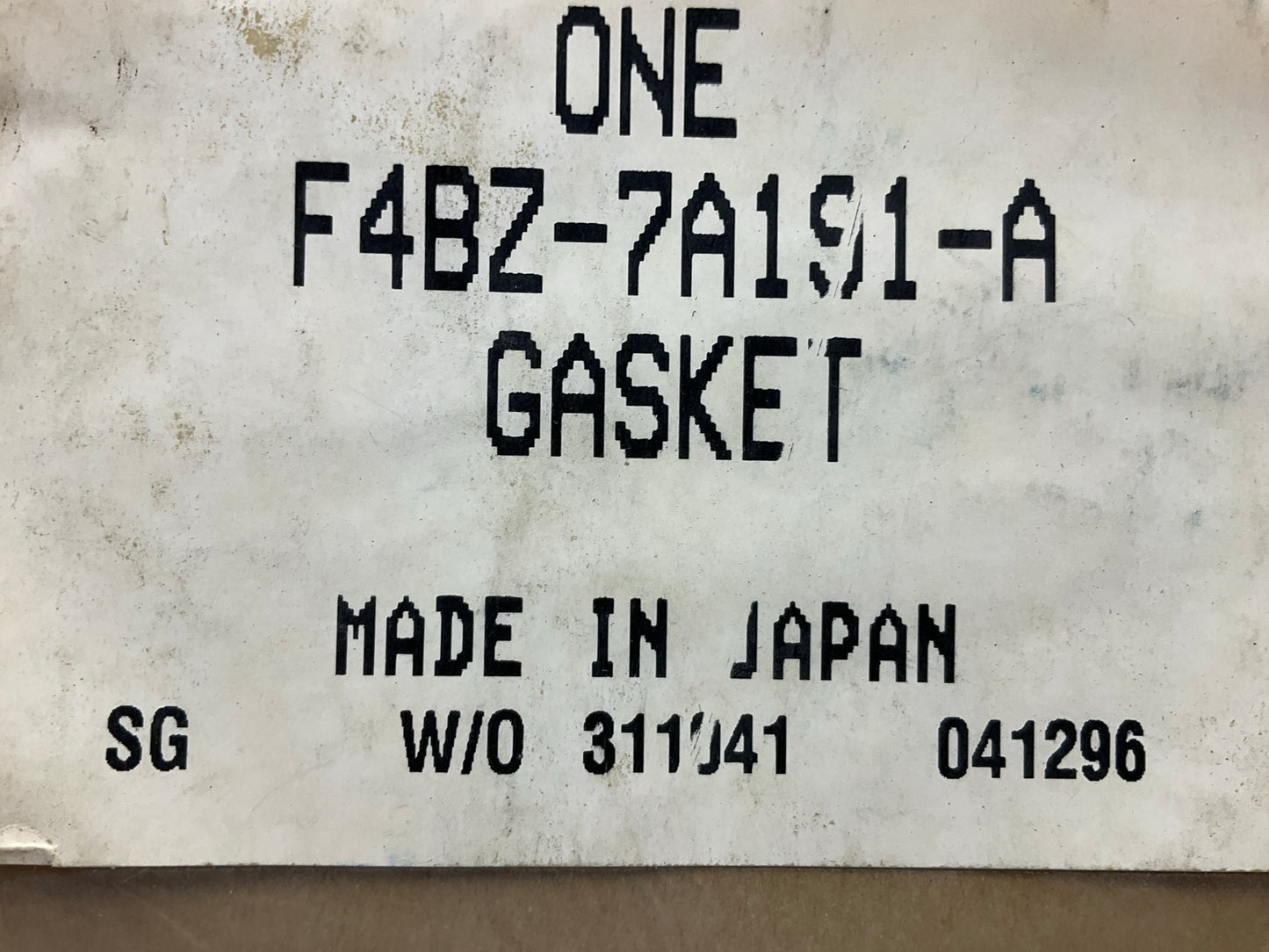 NEW - OEM Ford F4BZ-7A191-A Automatic Transmission Oil Pan Gasket
