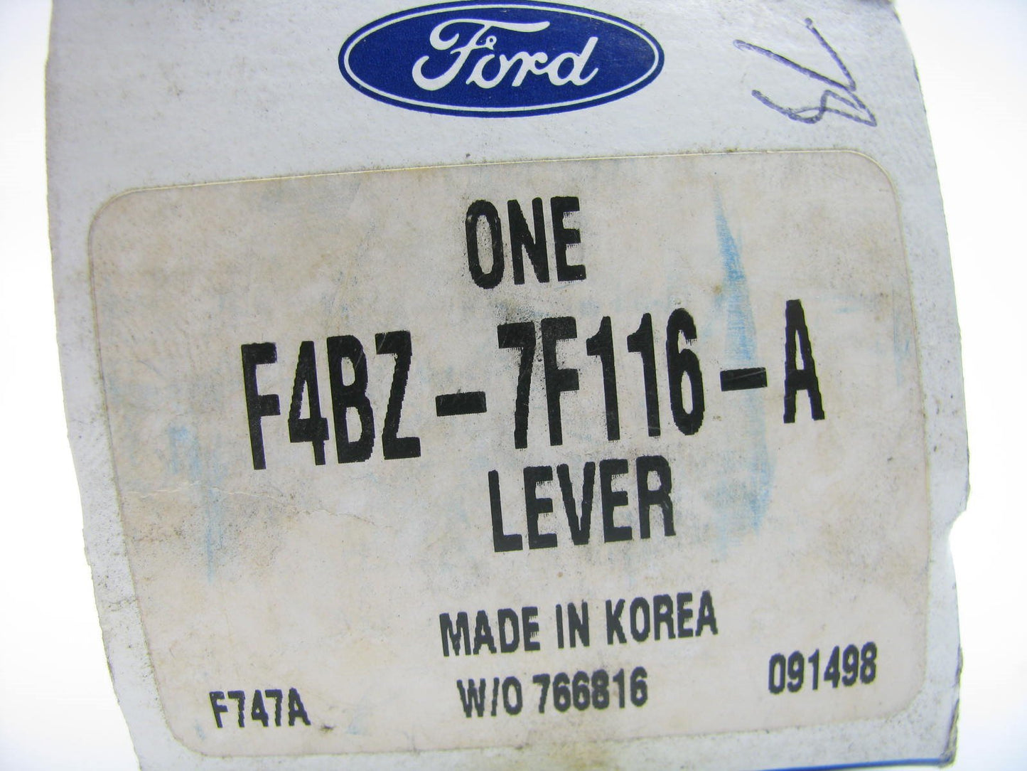 NOS - OEM Ford F4BZ-7F116-A Manual Transmission Gear Shifter Lever 94-97 Aspire