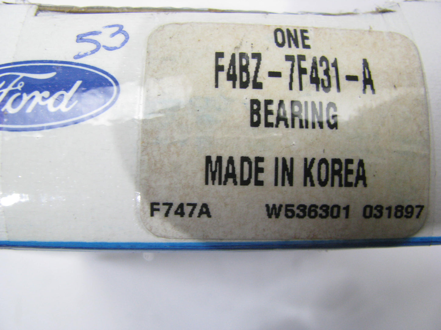 NEW - OEM Ford F4BZ-7F431-A Manual Transmission Input Shaft Bearing