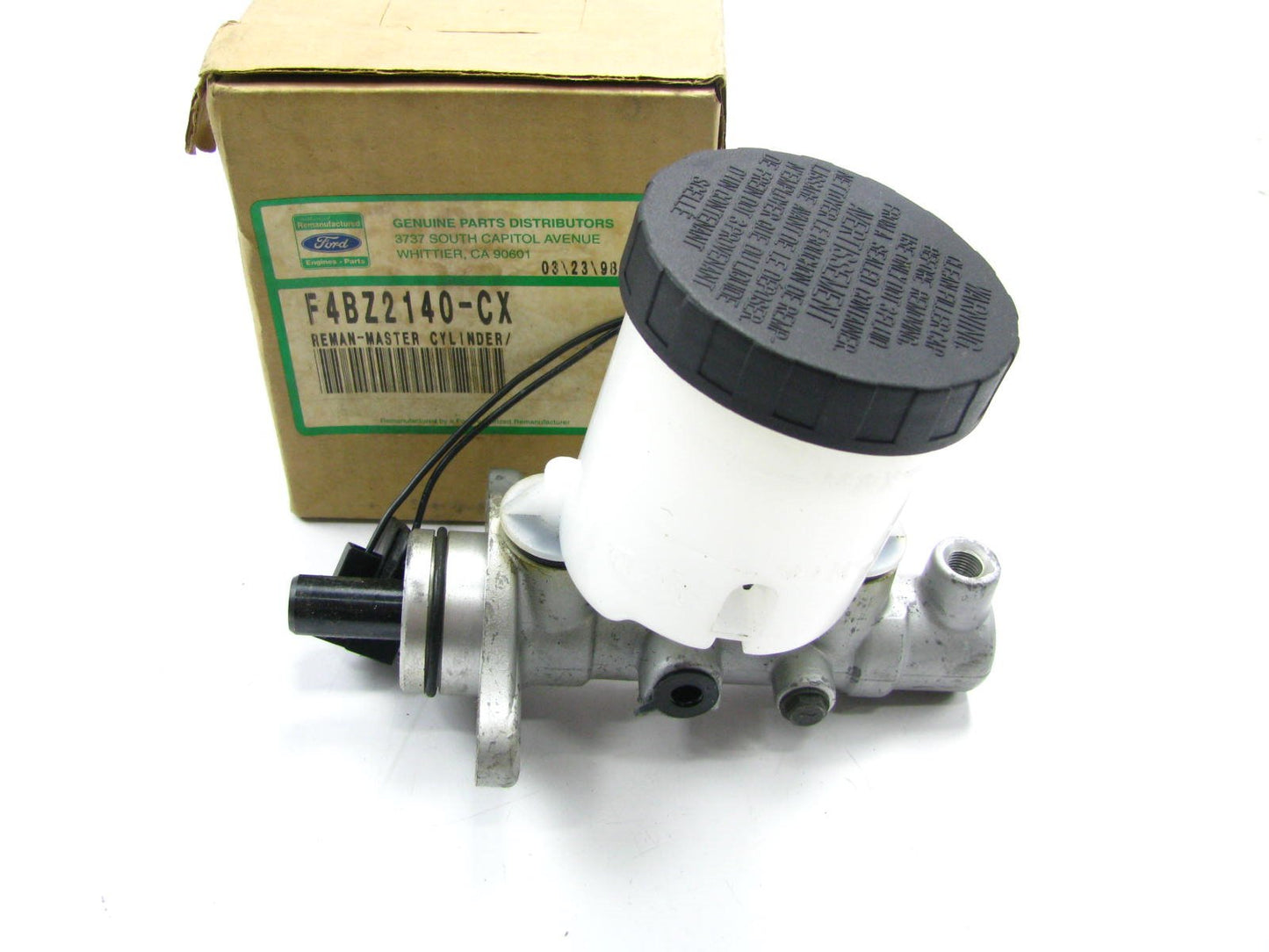 REMAN. Ford F4BZ2140-CX Brake Master Cylinder 94-97 Aspire 1.3L HATCHBACK