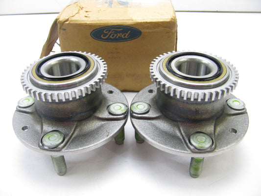 (2) NEW - OEM Rear Wheel Hub & Bearing 1994-03 Ford Escort FWD ONLY F4CZ-1104-D