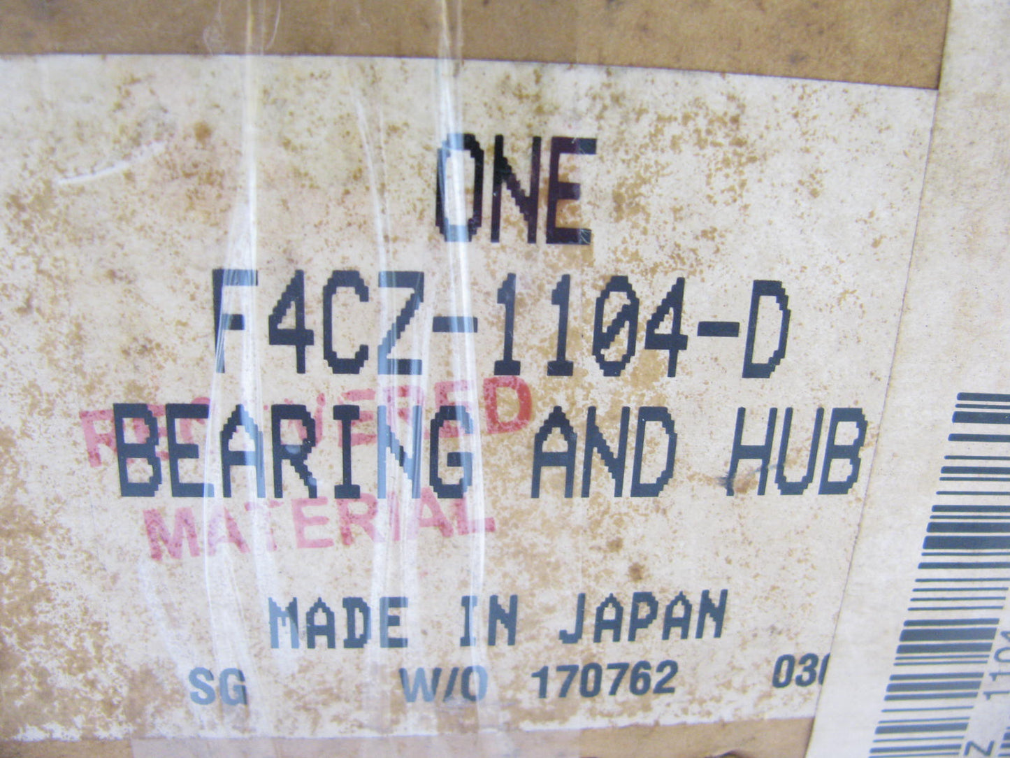 (2) NEW - OEM Rear Wheel Hub & Bearing 1994-03 Ford Escort FWD ONLY F4CZ-1104-D
