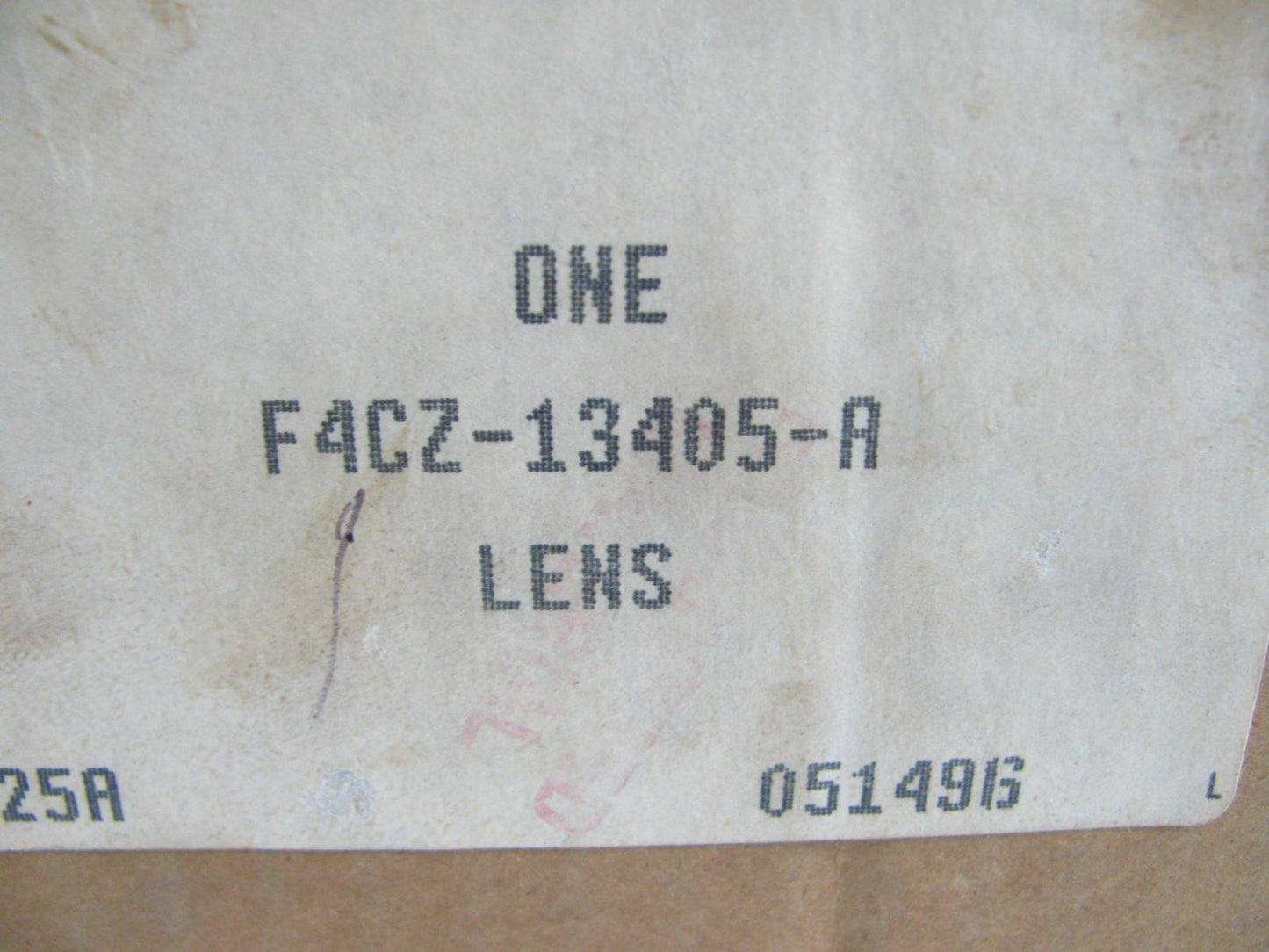 NEW OEM Ford F4CZ-13405-A Rear Left Tail Light Lamp 94-96 Ford Escort 4-DR Sedan