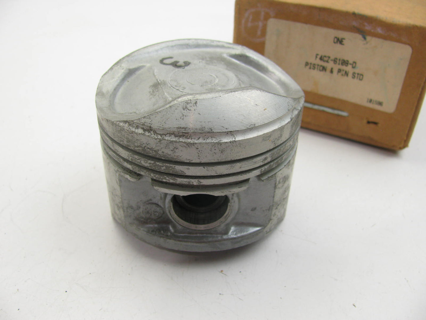 NEW - OEM Ford F4CZ-6108-D Engine Piston - STD RED 1995-1996 Escort Tracer 1.9L