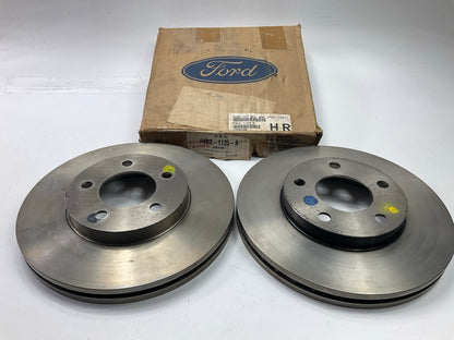 (2) NEW - OEM Ford F4DZ-1125-A Front Brake Rotors 94-95 Thunderbird 96-99 Taurus