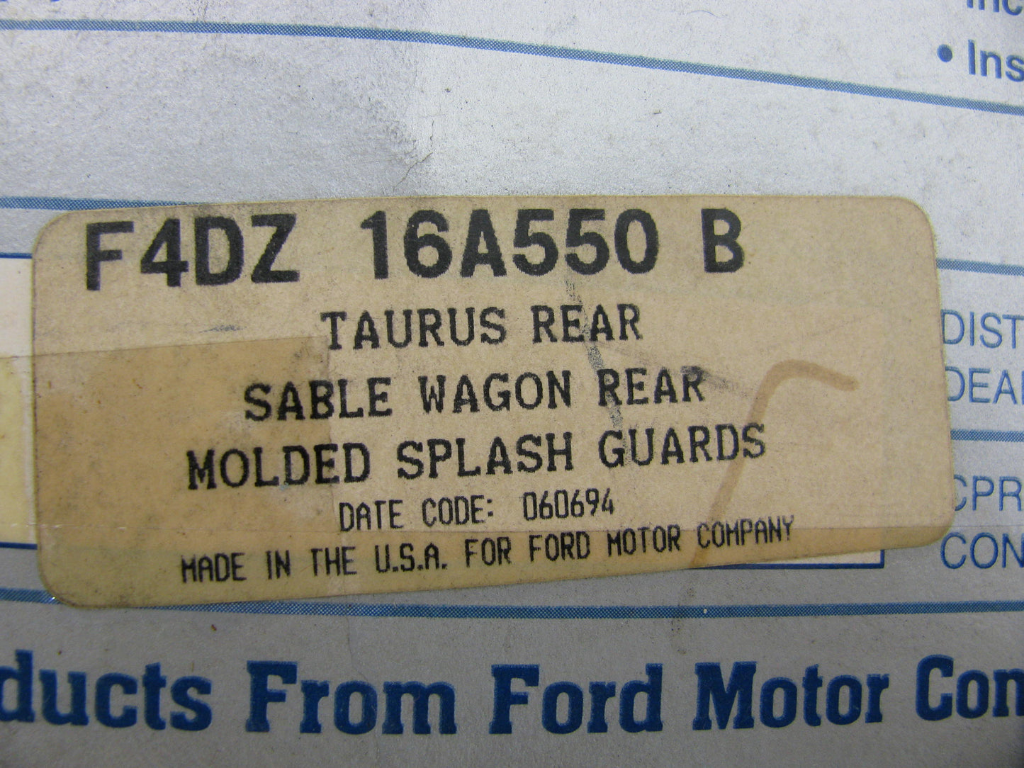 NEW - OEM Ford F4DZ-16A550-B Rear Splash Guards Mud Flaps 1992-1995 Taurus