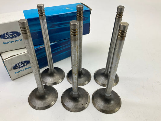 (6) NEW - OEM Ford F4DZ-6507-A Engine Intake Valve 1986-1994 3.0L