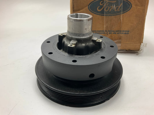 NEW - OEM Ford F4DZ-6B321-A Engine Harmonic Balancer & Pully 1994-1997 3.8L-V6