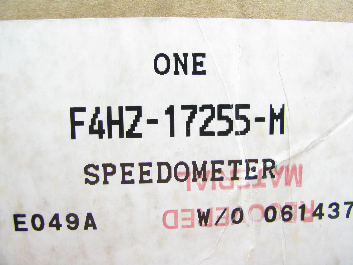 NEW GENUINE OEM 1994-Up Ford Heavy Truck Speedo Speedometer Gauge E7HF-17265