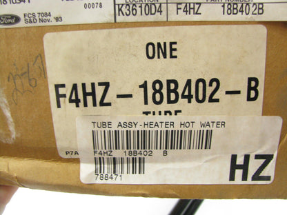 NEW - OEM 1994 Ford F4HZ-18B402-B Heavy Truck Hot Water Heater Tube Assembly