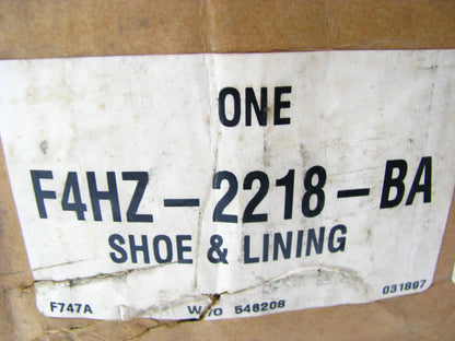 NEW GENUINE OEM Ford F4HZ-2218-BA HD Truck Brake Shoe - 16.5''x7'' Size, 4707Q