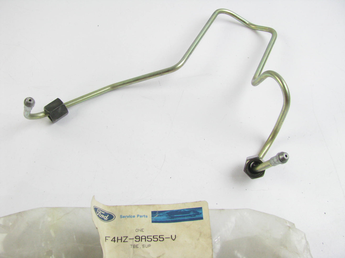 NEW - OEM Ford F4HZ-9A555-V Fuel Injector #2 Tube For 1995-1998 FD1460 Diesel