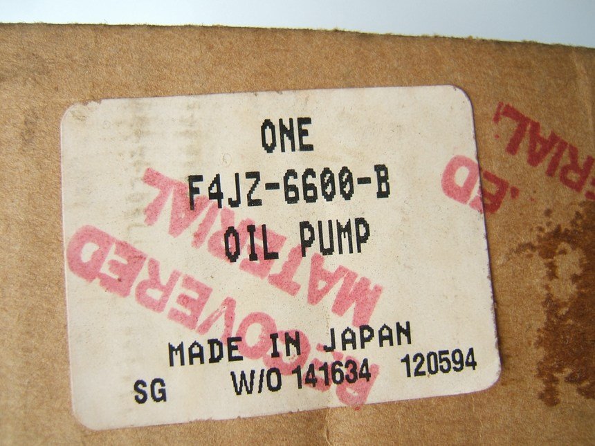 NEW GENUINE OEM Ford F4JZ-6600-B Engine Oil Pump