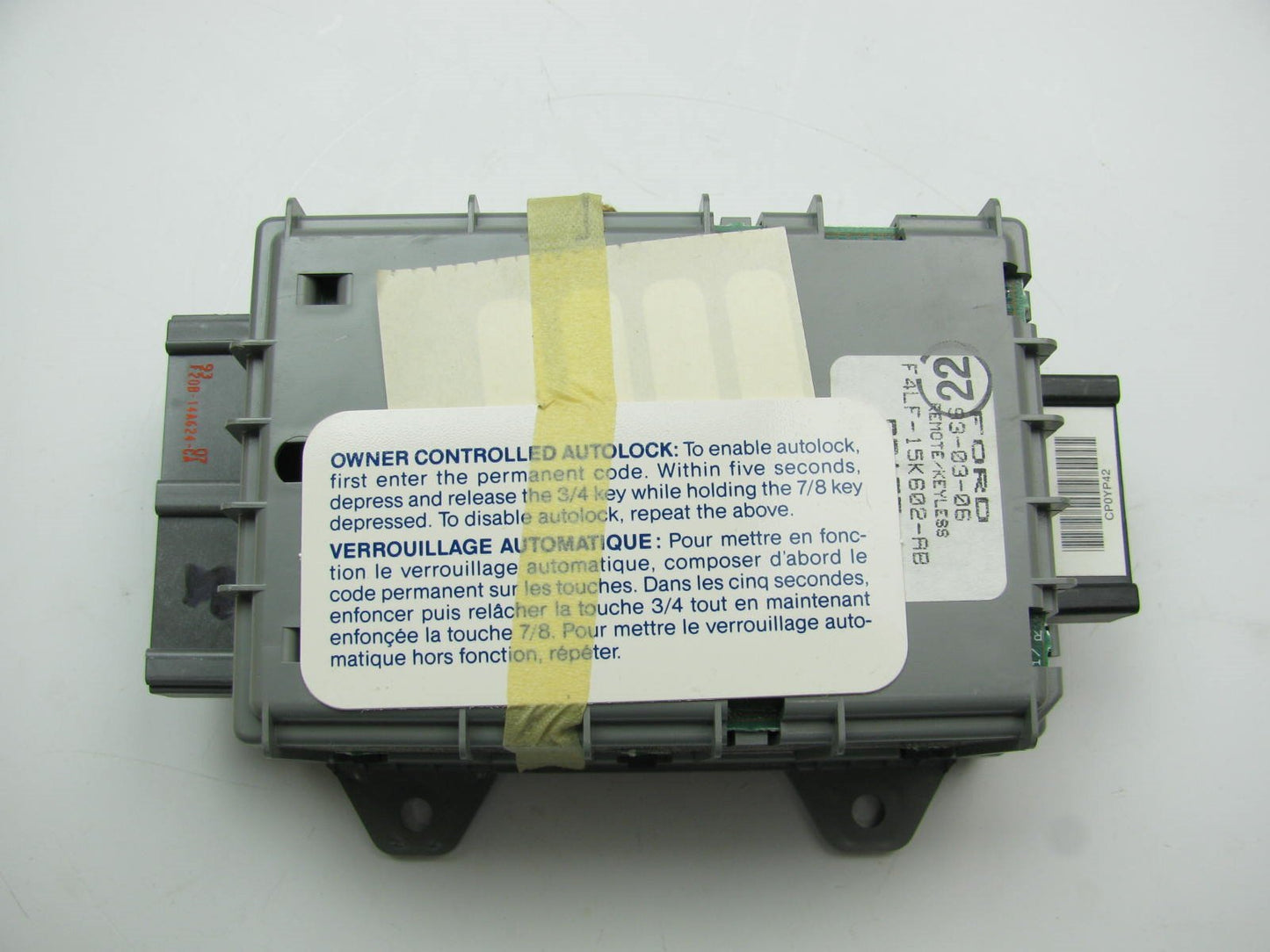 NEW OLD STOCK OEM Ford Remote Lock Keyless Entry Control Module 94-96 Mark VIII