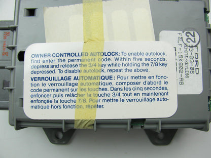 NEW OLD STOCK OEM Ford Remote Lock Keyless Entry Control Module 94-96 Mark VIII