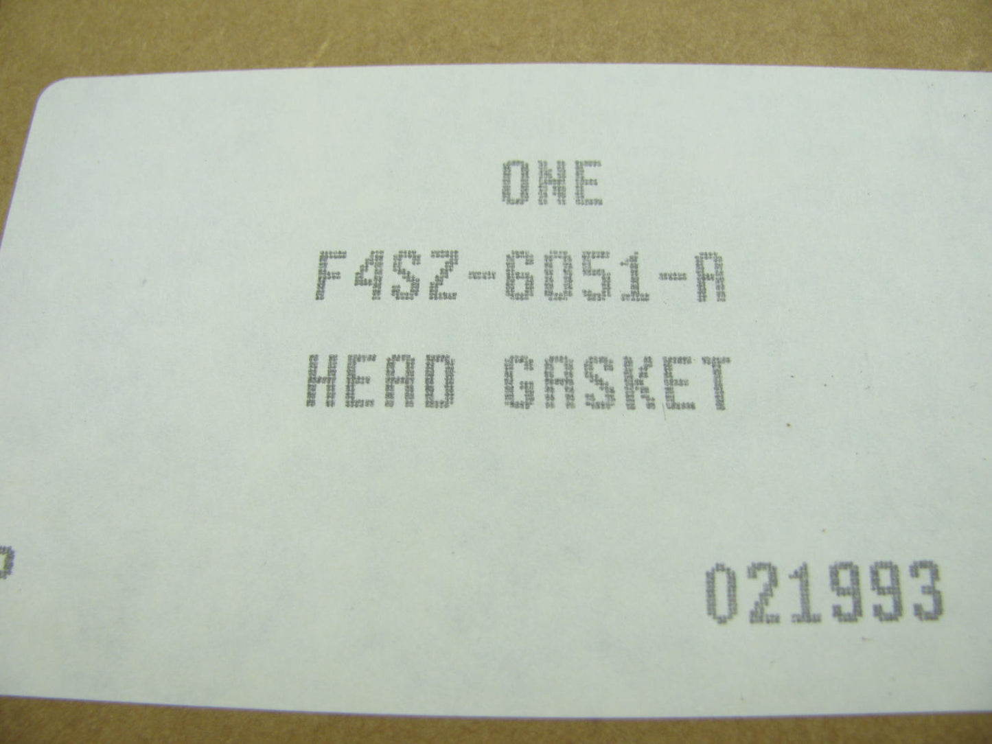 (2) NEW OEM Ford Head Gaskets 1989-95 Thunderbird SC 3.8L 232 V6 Supercharged