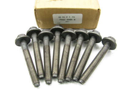 (8) NEW GENUINE OEM Ford F4SZ-6065-B Cylinder Head Bolts - 1989-1996 232 3.8L V6