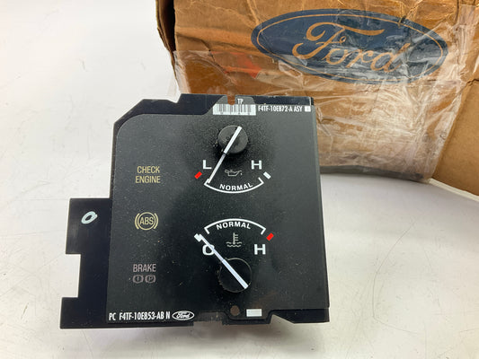 FOR PARTS ONLY - Ford F4TZ-10883-A-C Water Temperature Gauge - F4TF-10E853-AB